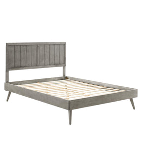 Modway Furniture Modern Alana Full Wood Platform Bed With Splayed Legs - MOD-6619