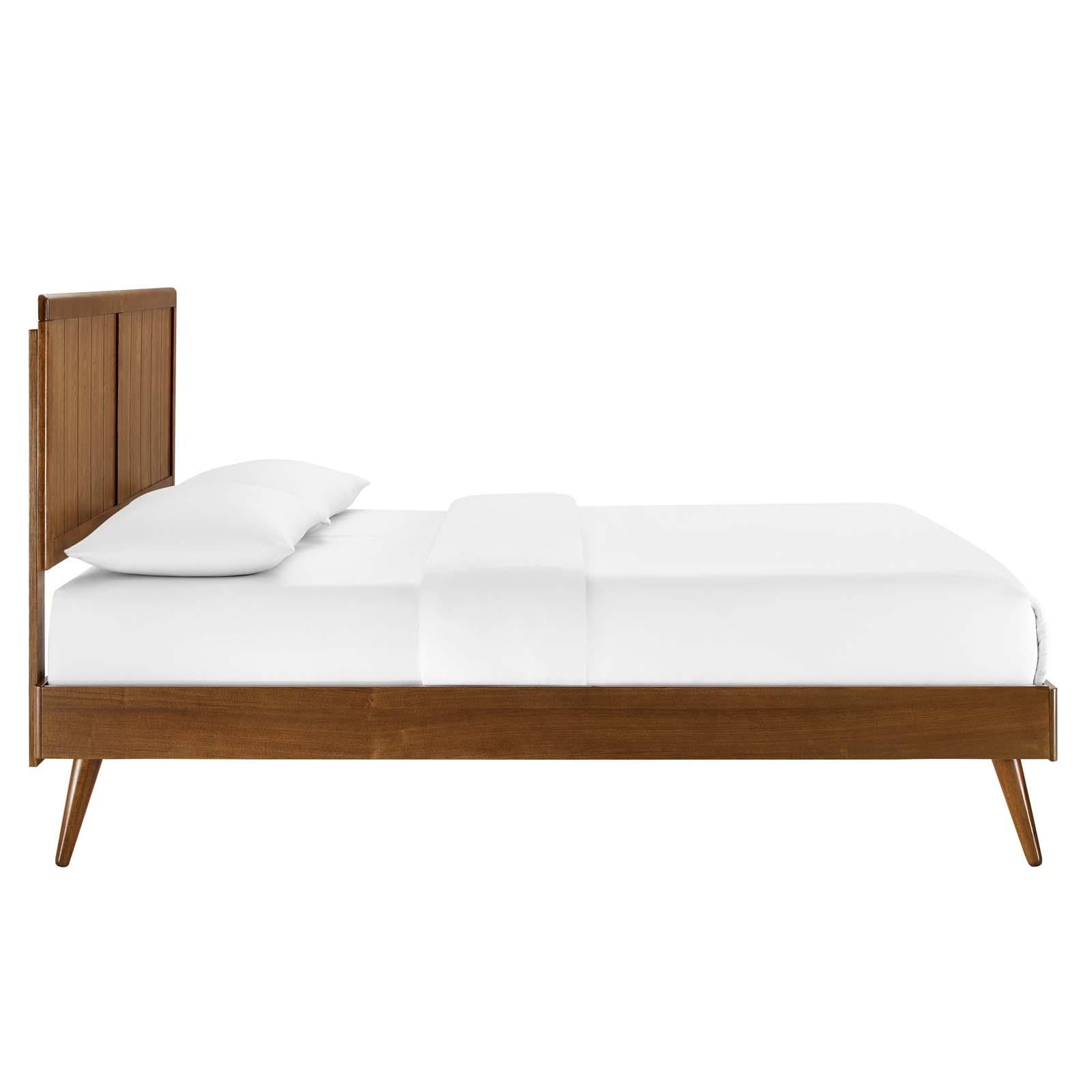 Modway Furniture Modern Alana King Wood Platform Bed With Splayed Legs - MOD-6620