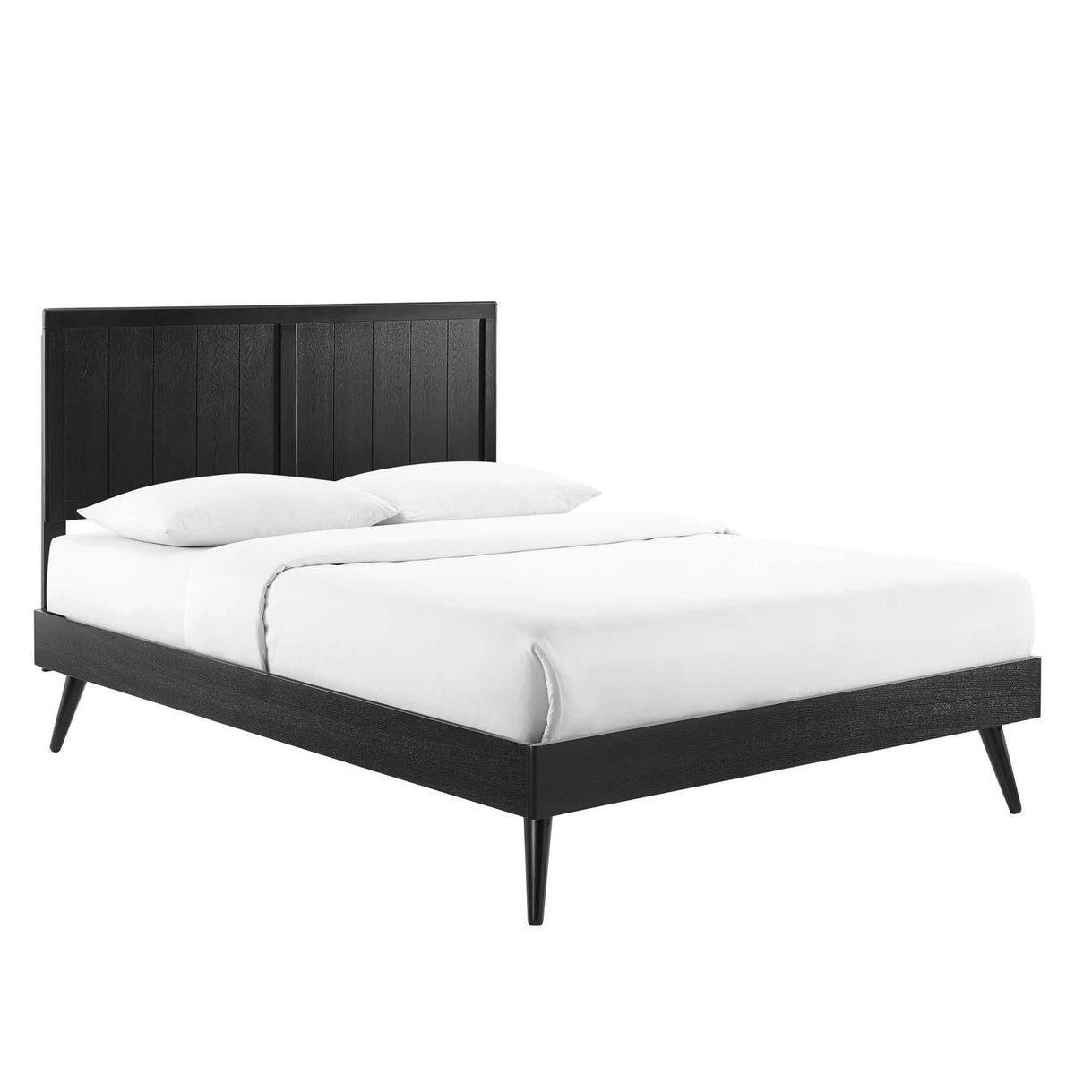 Modway Furniture Modern Alana Twin Wood Platform Bed With Splayed Legs - MOD-6621