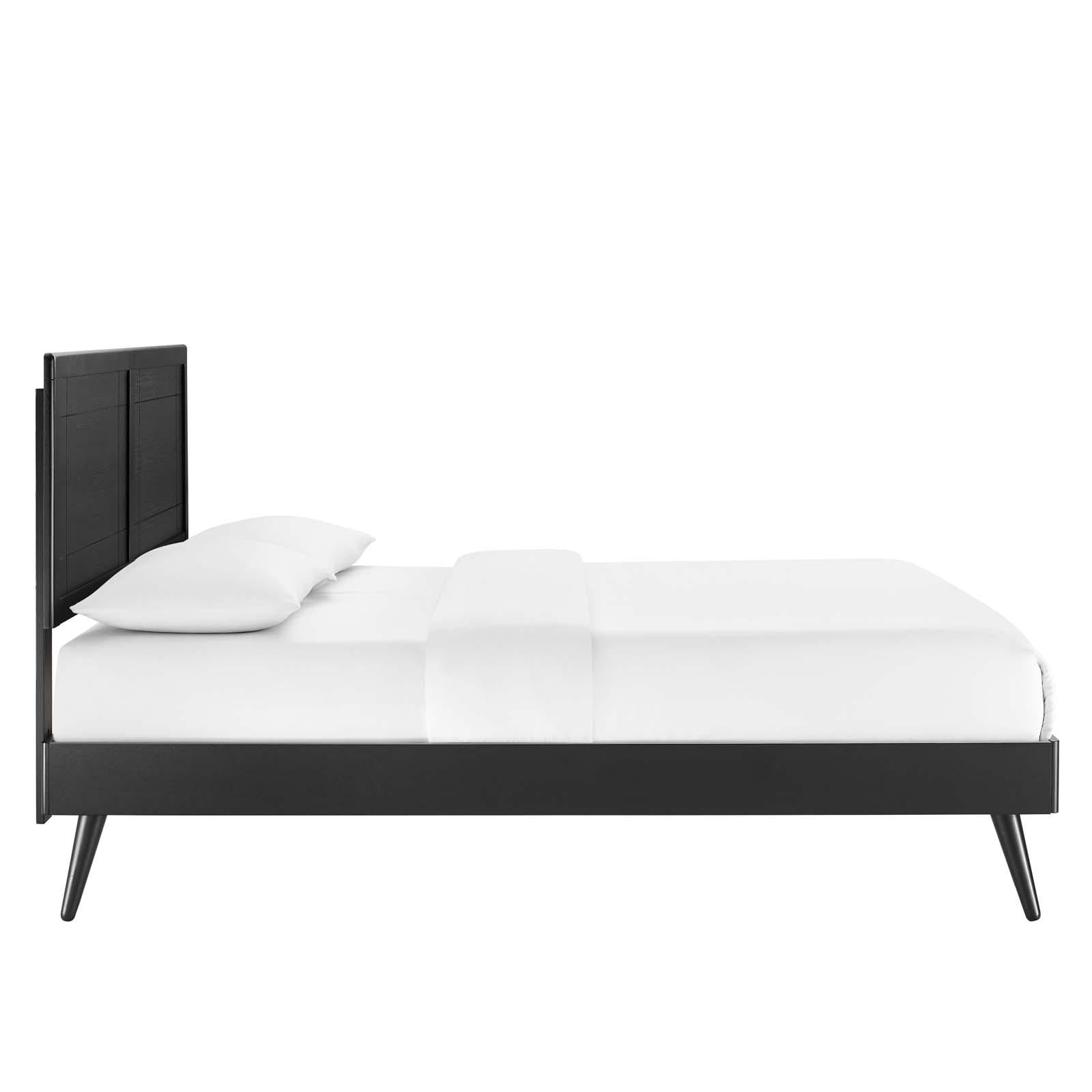 Modway Furniture Modern Marlee King Wood Platform Bed With Splayed Legs - MOD-6629