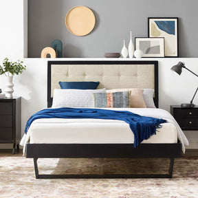 Modway Furniture Modern Willow Twin Wood Platform Bed With Angular Frame - MOD-6636