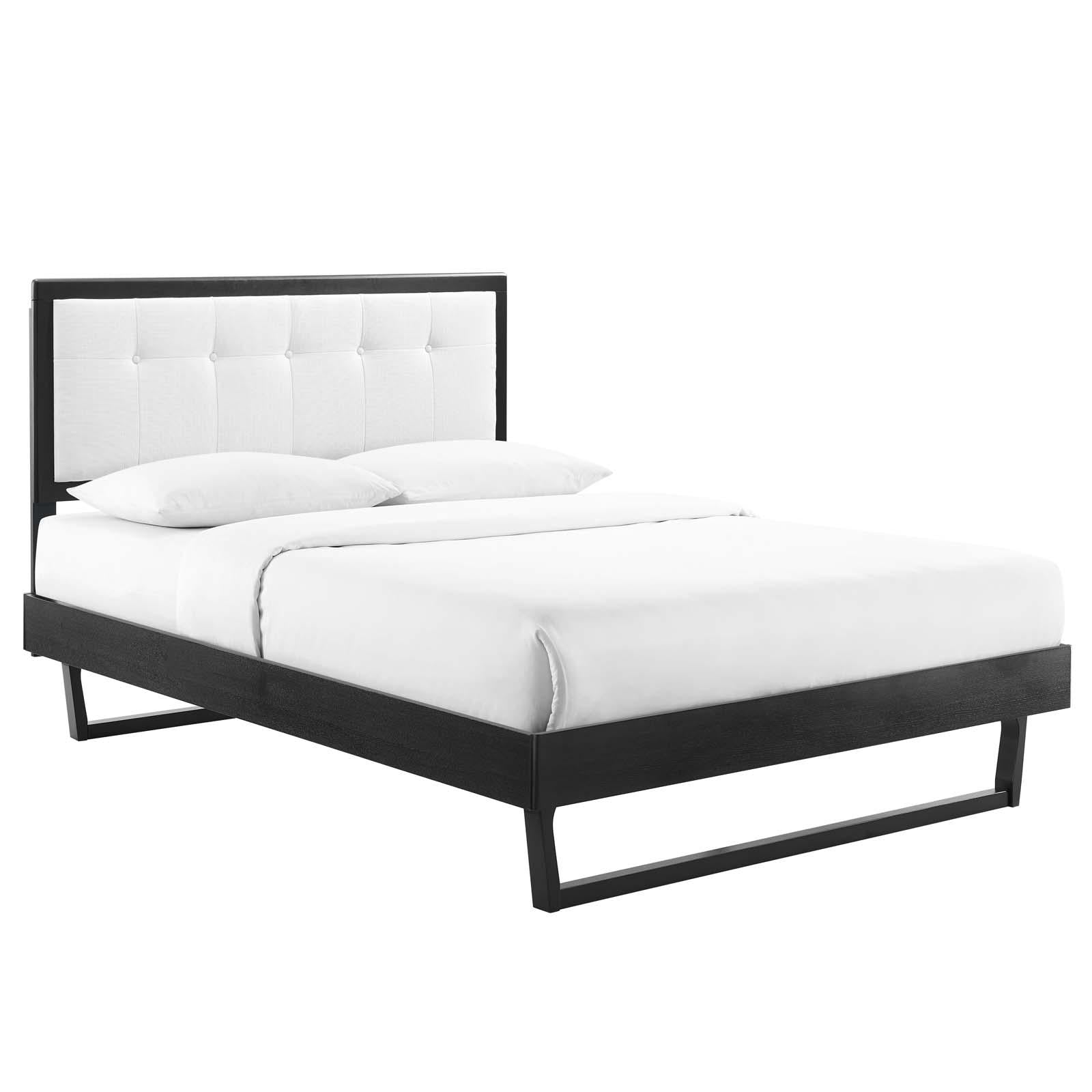 Modway Furniture Modern Willow Twin Wood Platform Bed With Angular Frame - MOD-6636