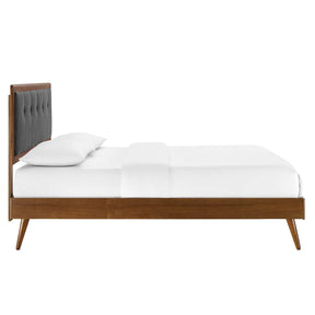 Modway Furniture Modern Willow Full Wood Platform Bed With Splayed Legs - MOD-6637