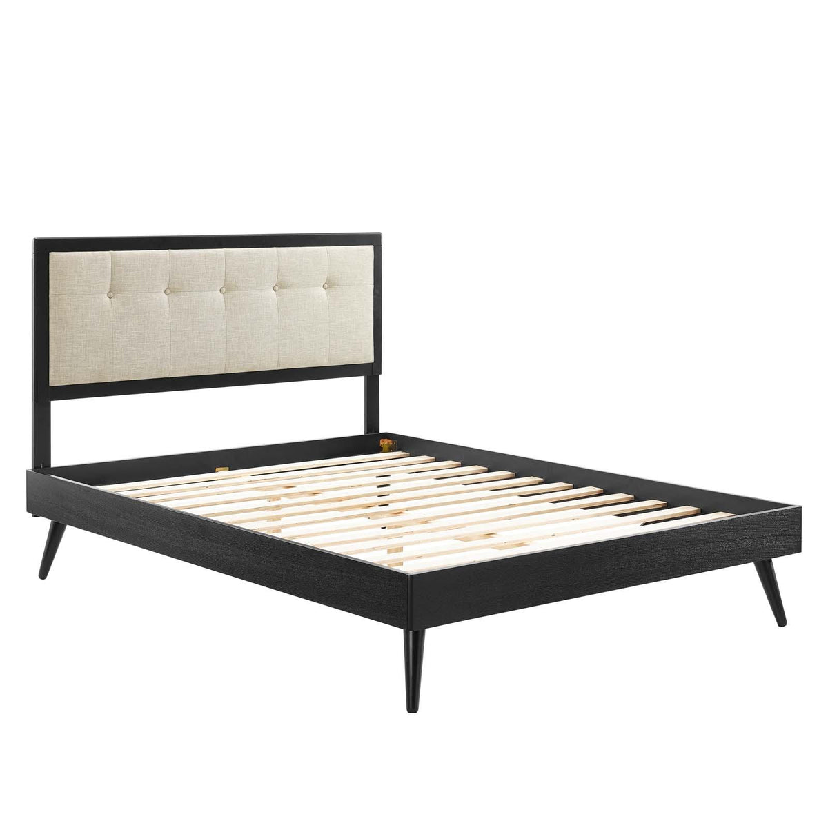 Modway Furniture Modern Willow Twin Wood Platform Bed With Splayed Legs - MOD-6639