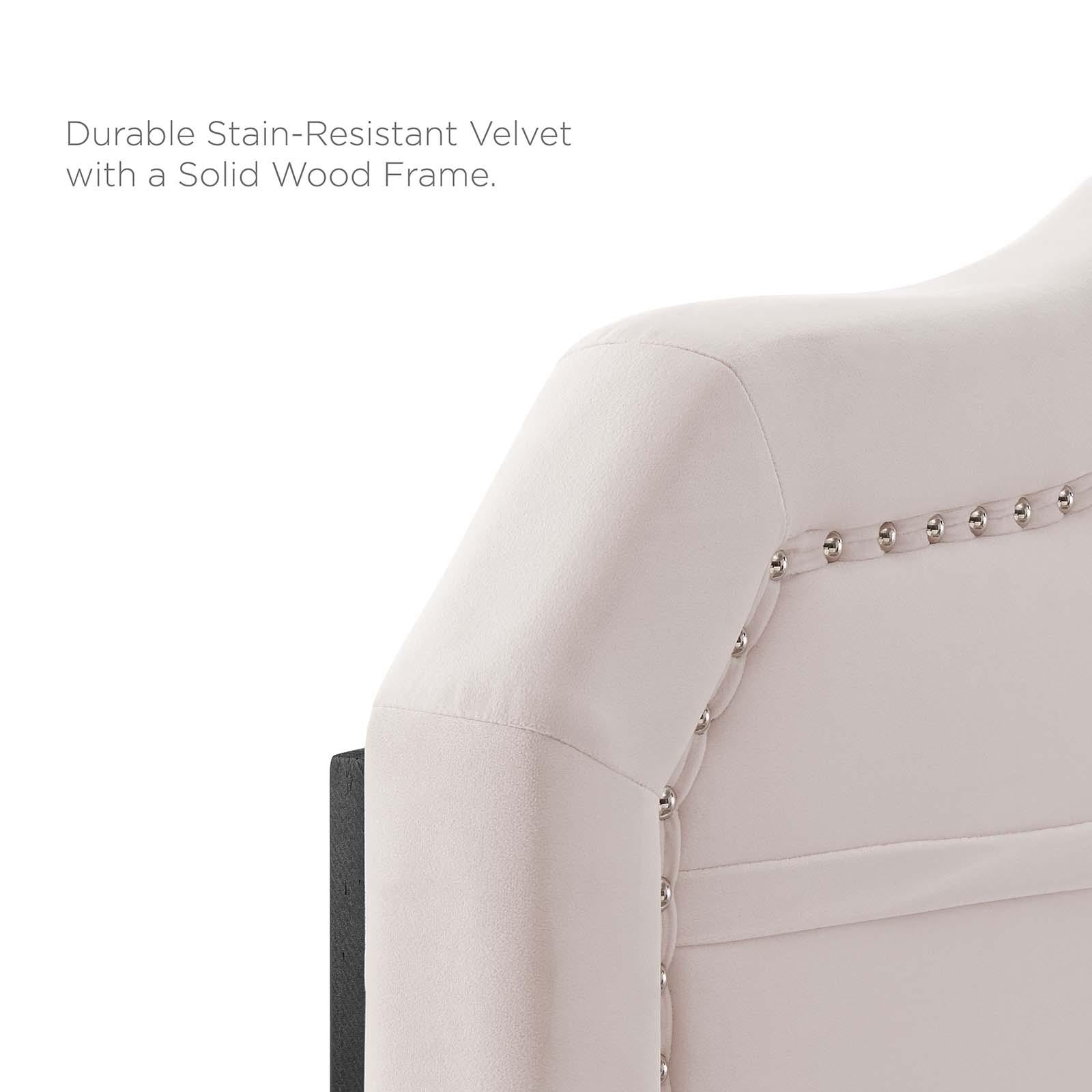 Modway Furniture Modern Portia Performance Velvet Queen Platform Bed - MOD-6709