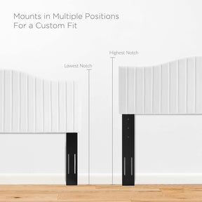Modway Furniture Modern Juniper Channel Tufted Performance Velvet Full Platform Bed - MOD-6747