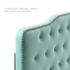Modway Furniture Modern Amber Performance Velvet Queen Platform Bed - MOD-6775