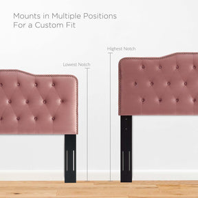 Modway Furniture Modern Amber Performance Velvet Twin Platform Bed - MOD-6779
