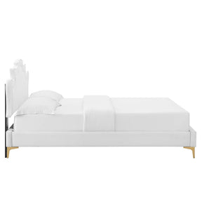Modway Furniture Modern Neena Performance Velvet Twin Bed - MOD-6790
