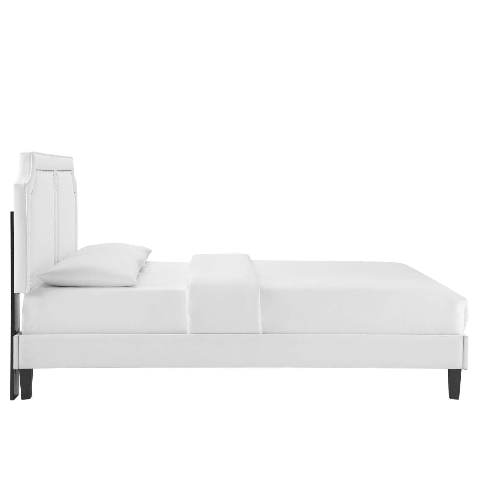 Modway Furniture Modern Novi Performance Velvet Twin Bed - MOD-6798