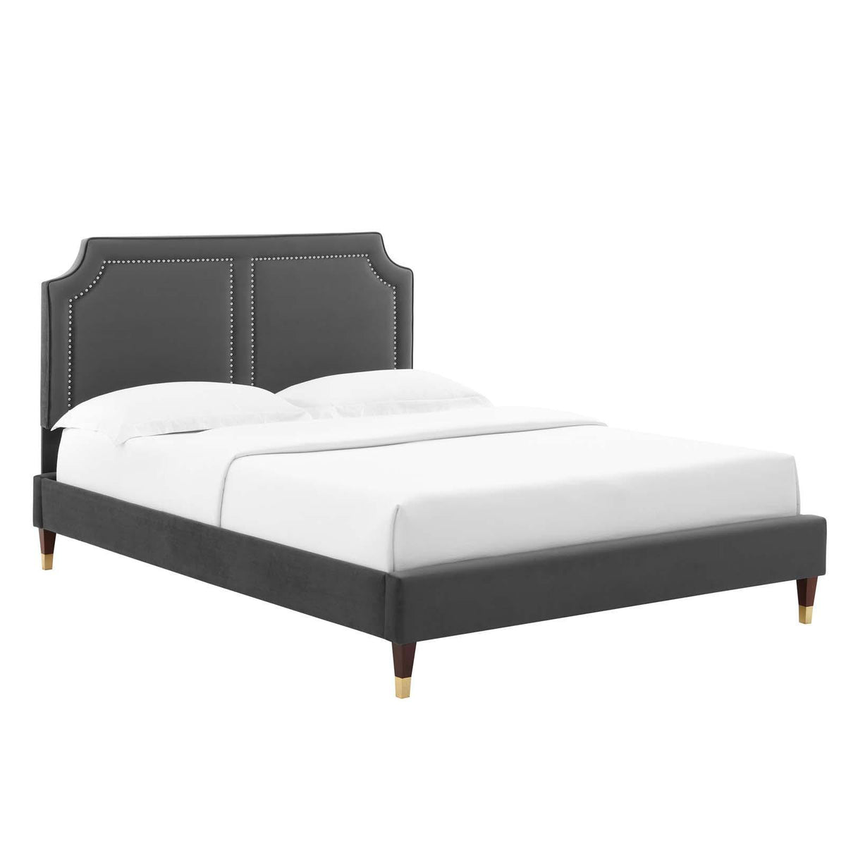 Modway Furniture Modern Novi Performance Velvet Full Bed - MOD-6808