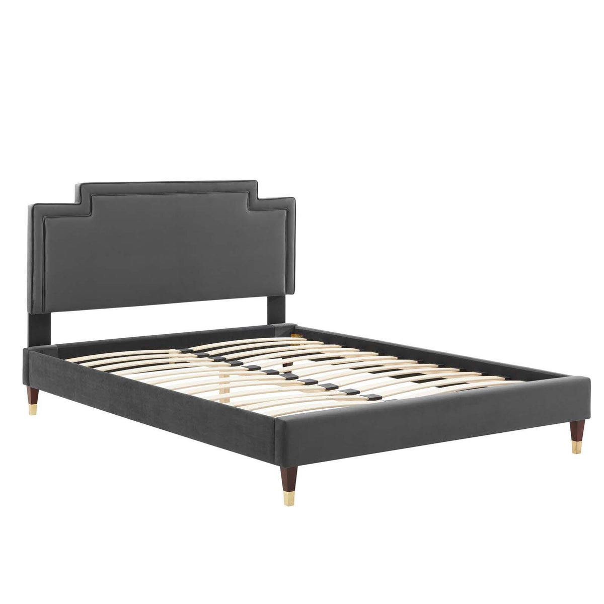 Modway Furniture Modern Liva Performance Velvet Full Bed - MOD-6811