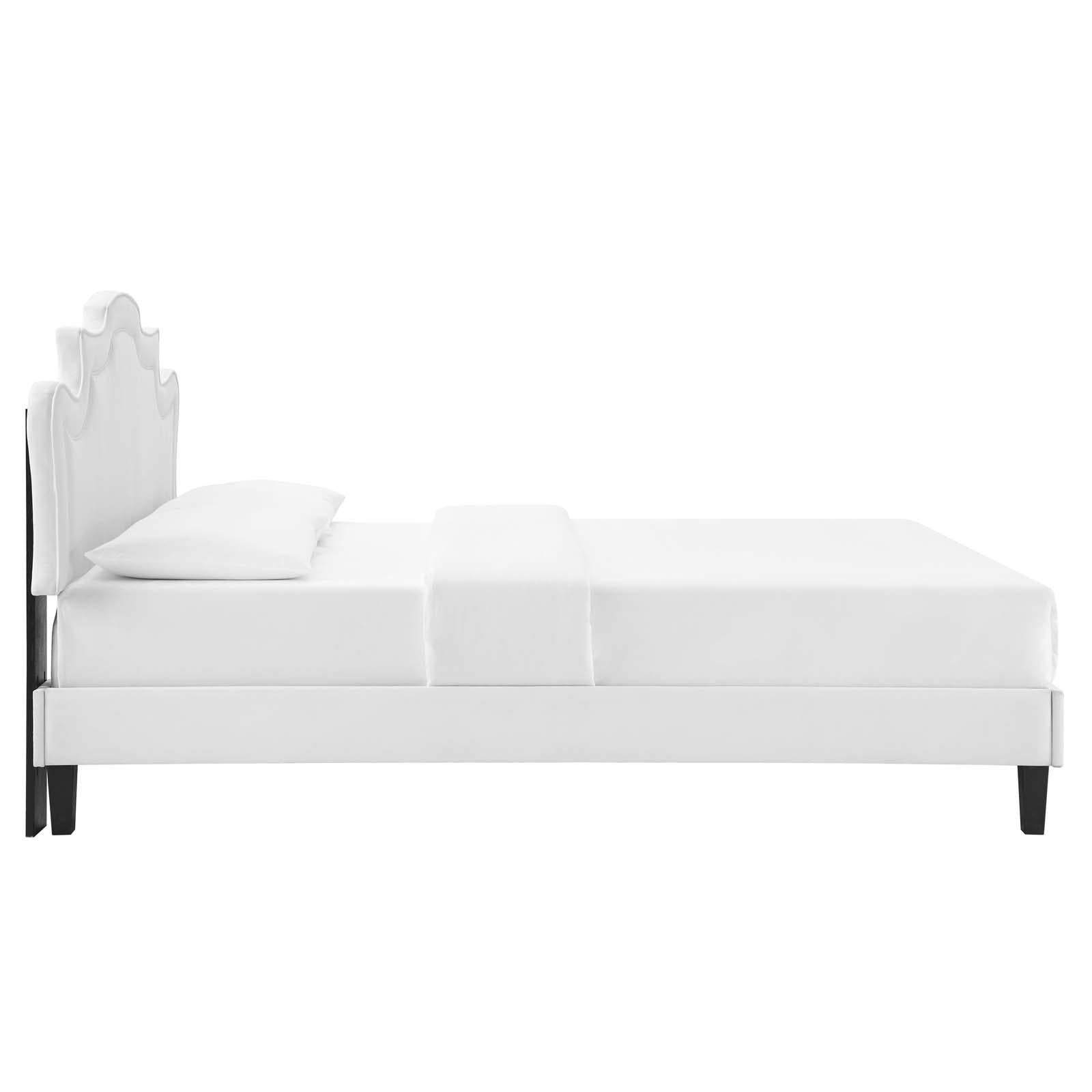 Modway Furniture Modern Neena Performance Velvet Full Bed - MOD-6815