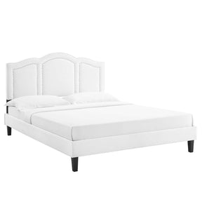 Modway Furniture Modern Emerson Performance Velvet Full Platform Bed - MOD-6855