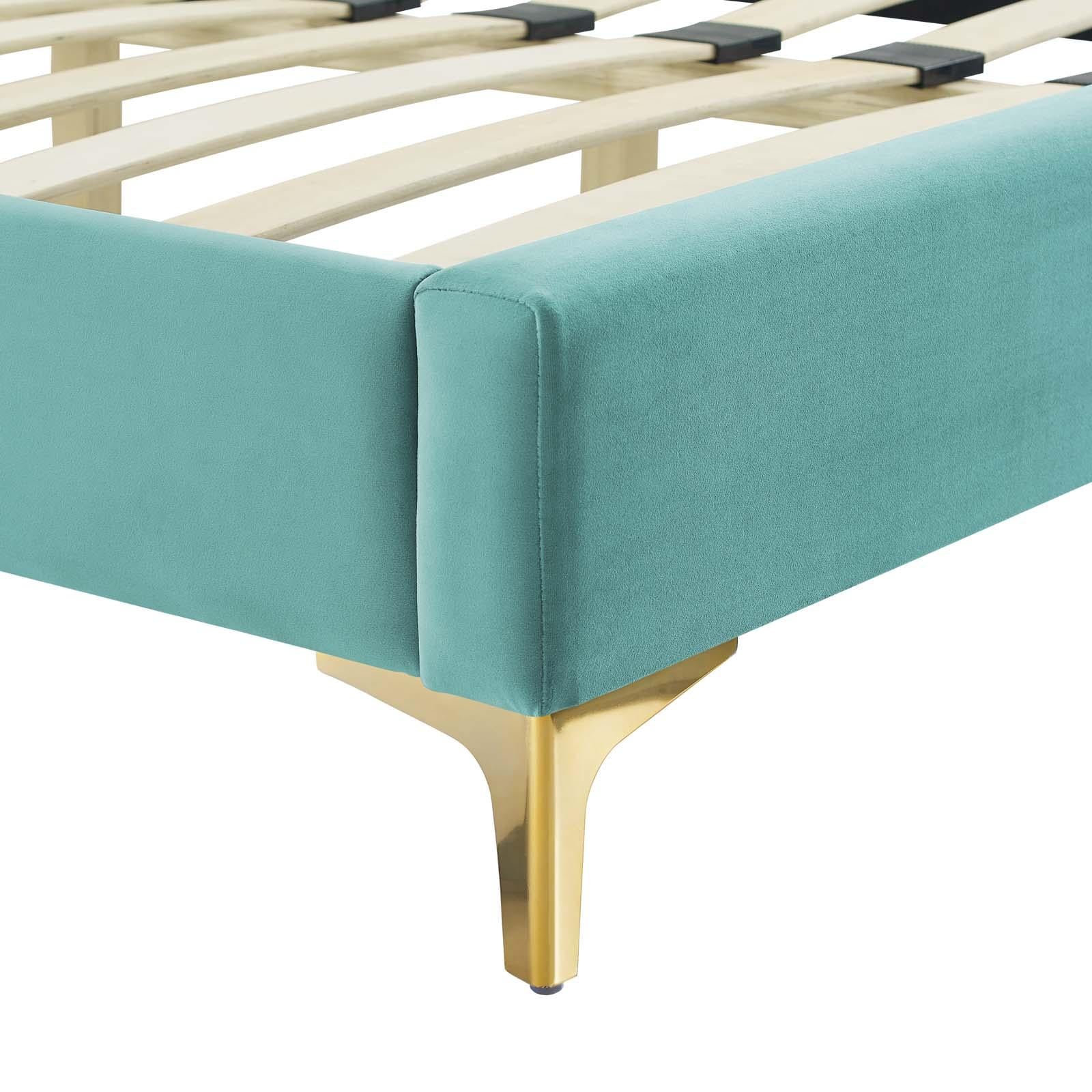 Modway Furniture Modern Peyton Performance Velvet Full Platform Bed - MOD-6868