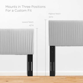 Modway Furniture Modern Peyton Performance Velvet King Platform Bed - MOD-6871
