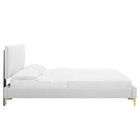 Modway Furniture Modern Peyton Performance Velvet King Platform Bed - MOD-6871
