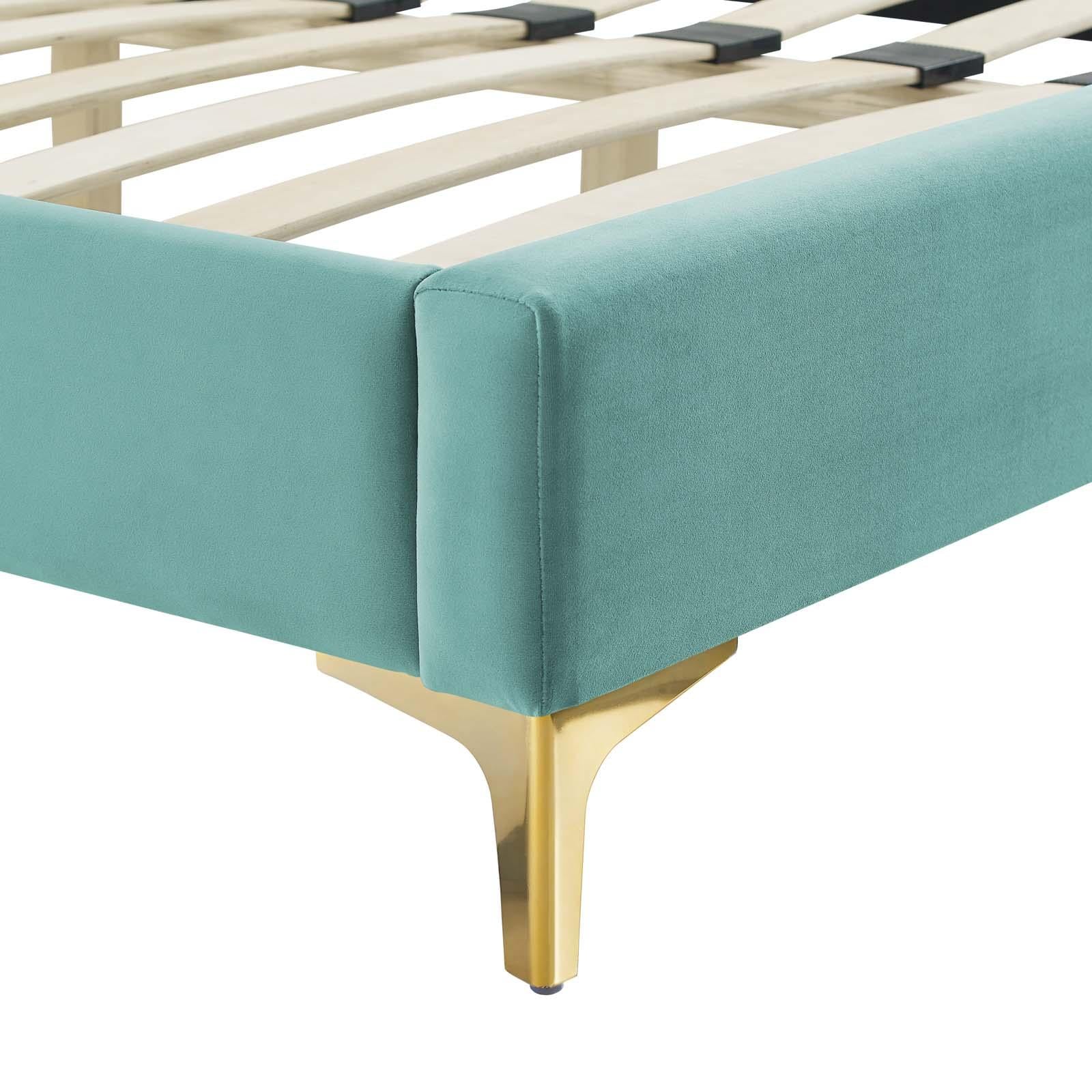 Modway Furniture Modern Colette Twin Performance Velvet Platform Bed - MOD-6882