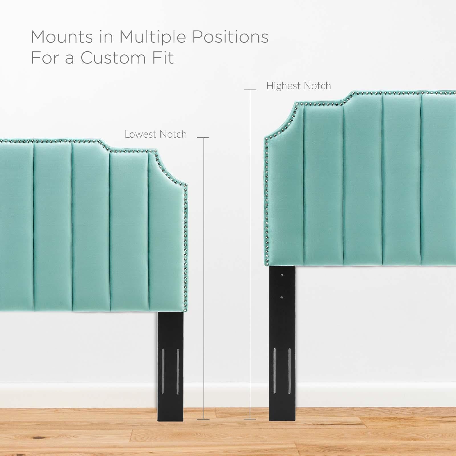 Modway Furniture Modern Colette Twin Performance Velvet Platform Bed - MOD-6884