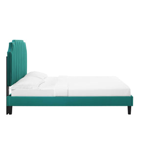 Modway Furniture Modern Colette Twin Performance Velvet Platform Bed - MOD-6884