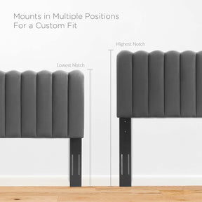 Modway Furniture Modern Reagan Twin Performance Velvet Platform Bed - MOD-6885
