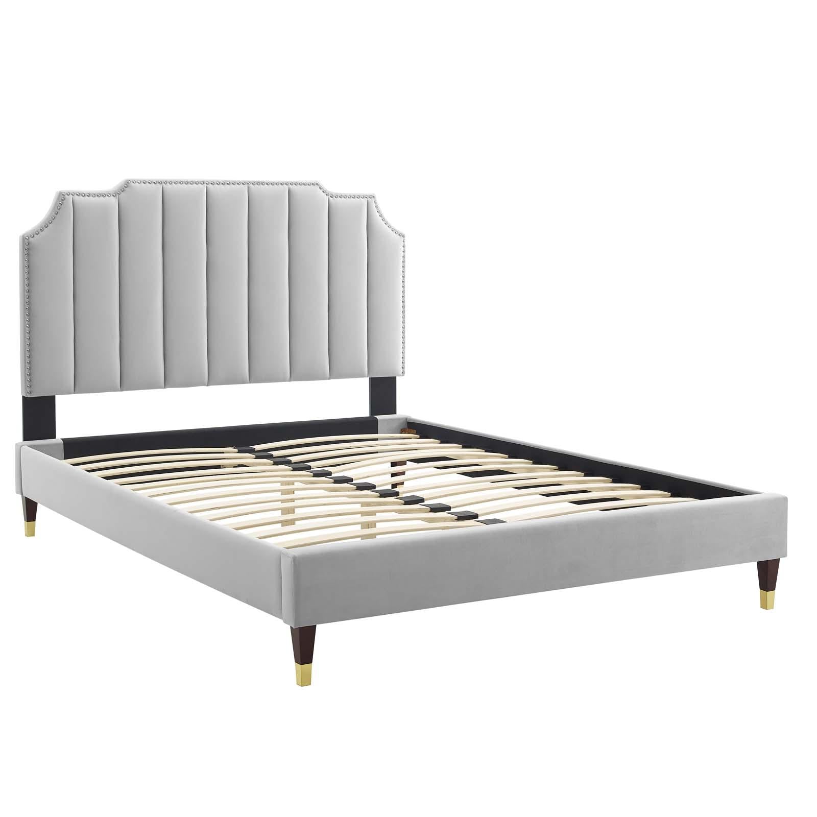 Modway Furniture Modern Colette Full Performance Velvet Platform Bed - MOD-6889