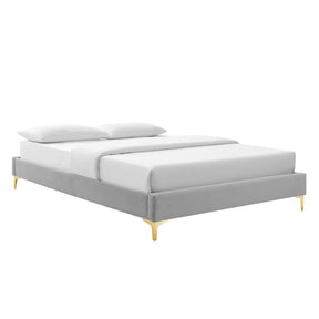 Modway Furniture Modern Reagan Full Performance Velvet Platform Bed - MOD-6891