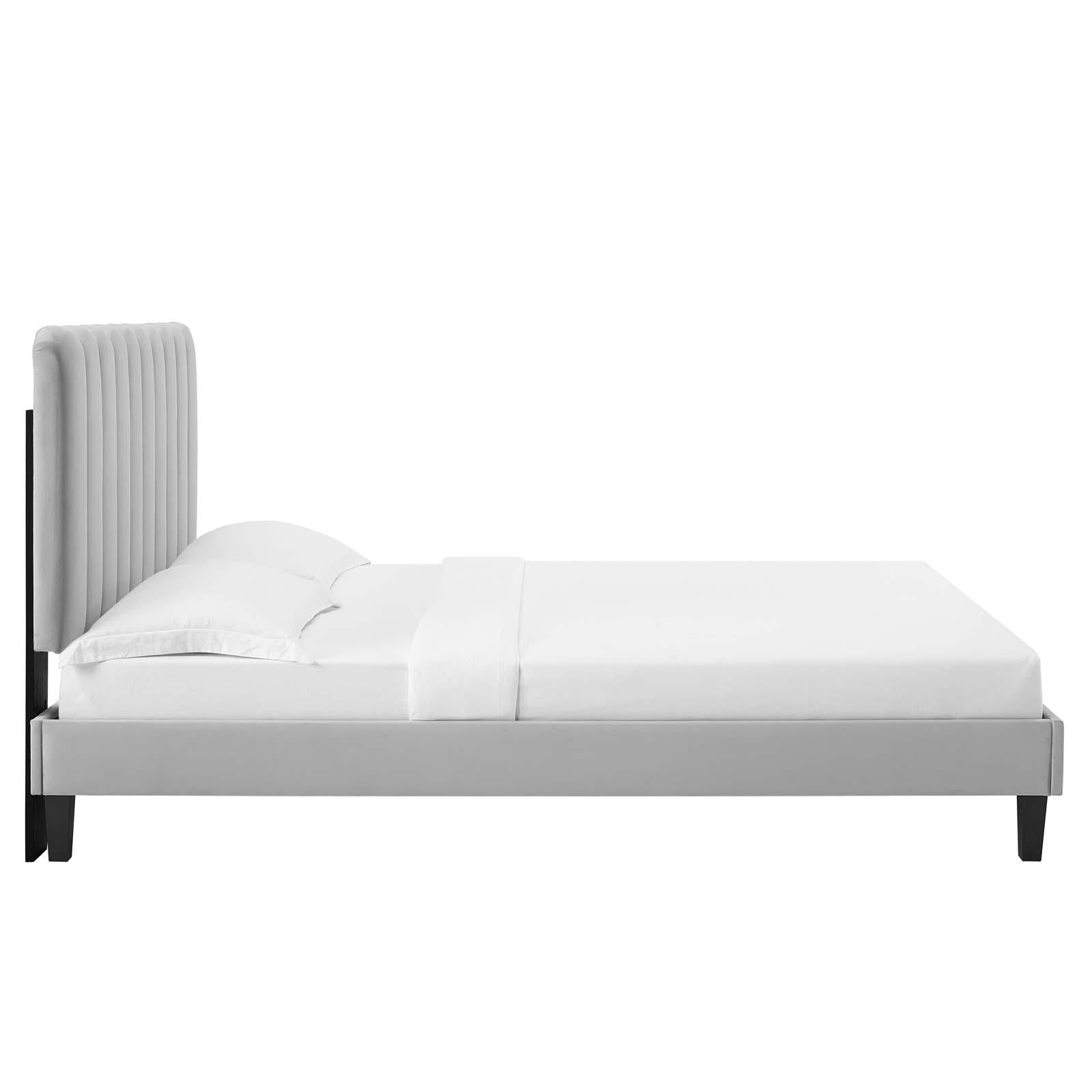 Modway Furniture Modern Reagan Full Performance Velvet Platform Bed - MOD-6893