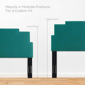 Modway Furniture Modern Lindsey Performance Velvet Twin Platform Bed - MOD-6896