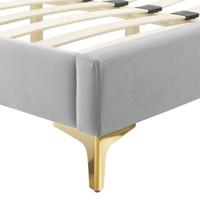Modway Furniture Modern Portia Performance Velvet Twin Platform Bed - MOD-6903
