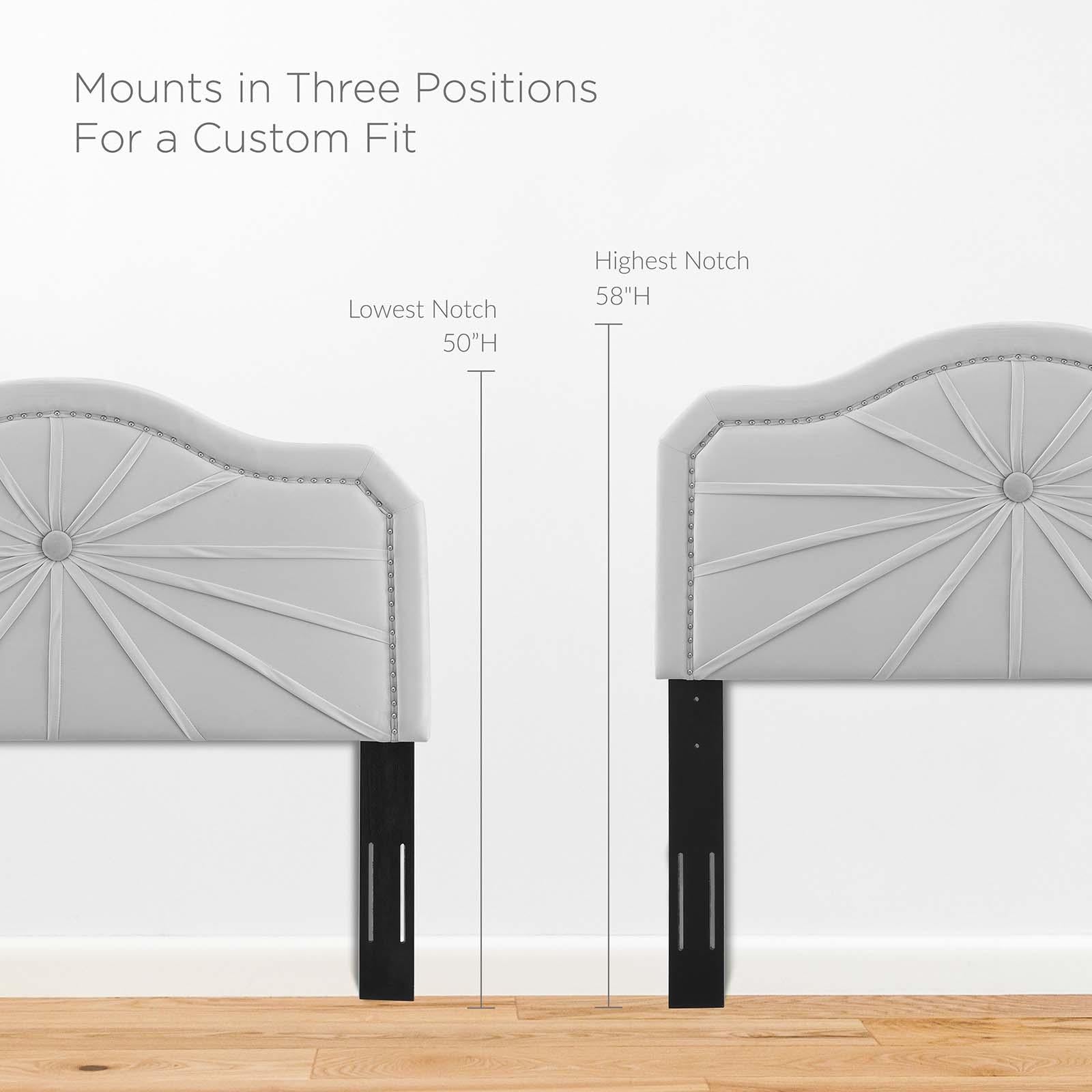 Modway Furniture Modern Portia Performance Velvet Twin Platform Bed - MOD-6903