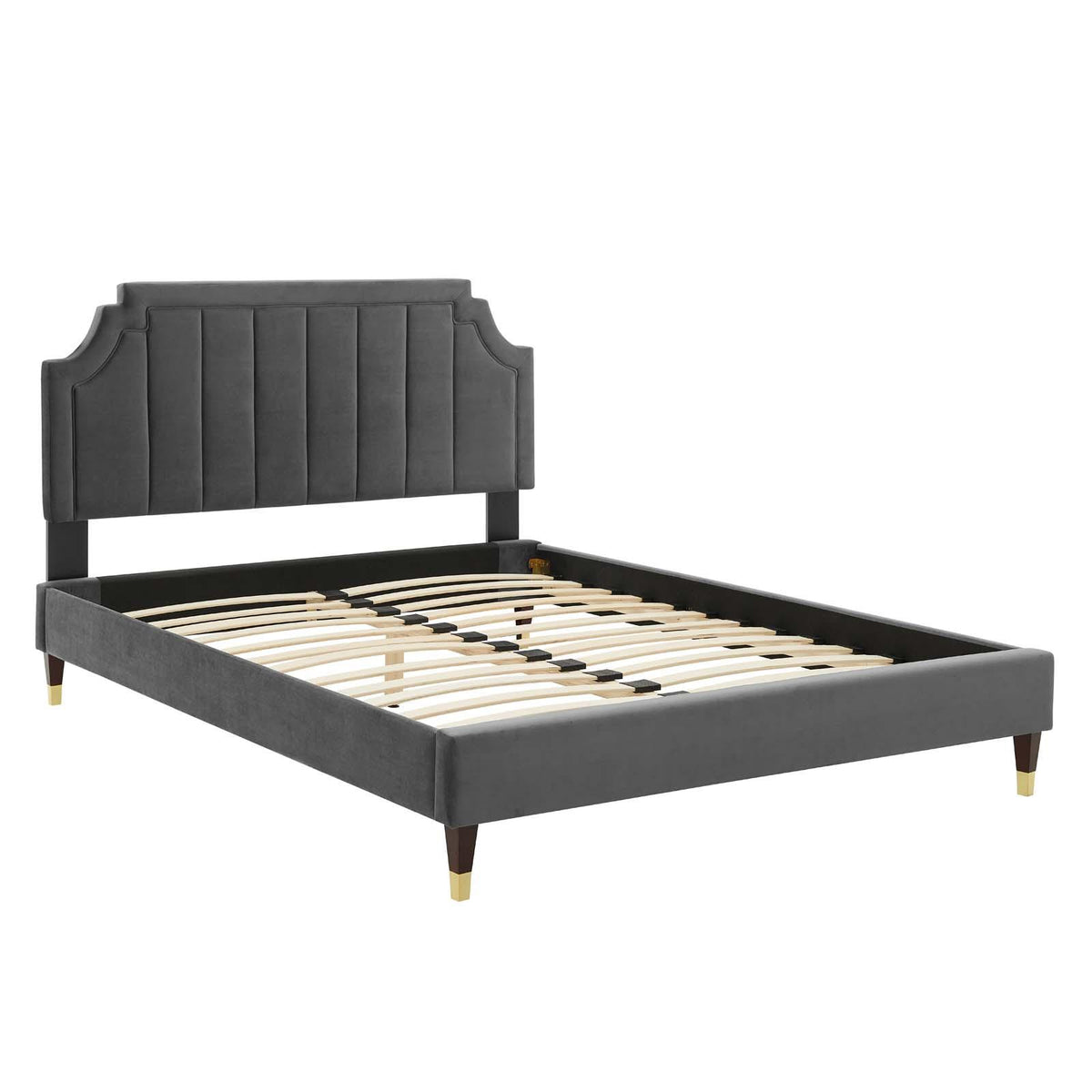 Modway Furniture Modern Sienna Performance Velvet Twin Platform Bed - MOD-6907