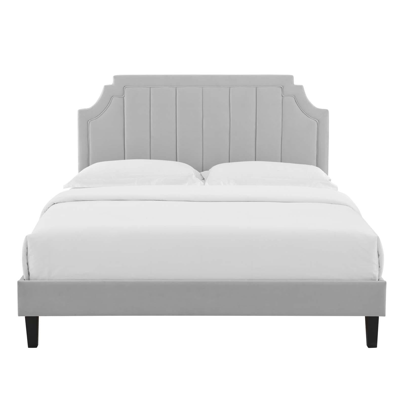 Modway Furniture Modern Sienna Performance Velvet Twin Platform Bed - MOD-6908