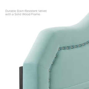 Modway Furniture Modern Portia Performance Velvet Full Platform Bed - MOD-6909