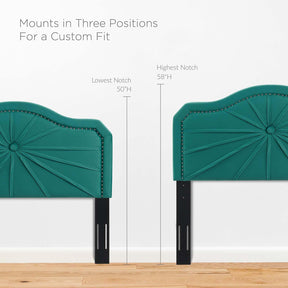 Modway Furniture Modern Portia Performance Velvet Full Platform Bed - MOD-6909