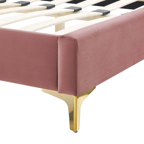 Modway Furniture Modern Sienna Performance Velvet King Platform Bed - MOD-6918
