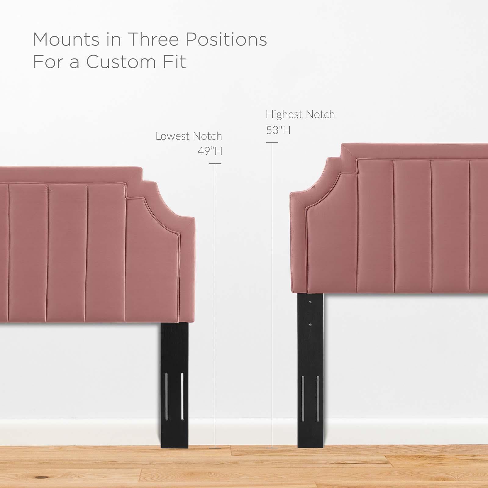 Modway Furniture Modern Sienna Performance Velvet King Platform Bed - MOD-6918