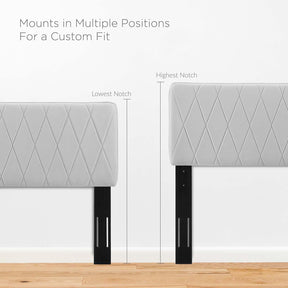 Modway Furniture Modern Phillipa Performance Velvet King Platform Bed - MOD-6930