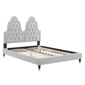 Modway Furniture Modern Alexandria Tufted Performance Velvet Full Platform Bed - MOD-6935