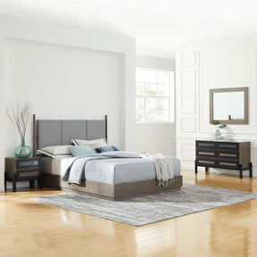 Modway Furniture Modern Merritt 4 Piece Upholstered Bedroom Set - MOD-6957