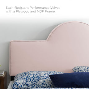 Modway Furniture Modern Sunny Performance Velvet Twin Bed - MOD-7027