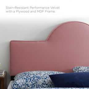 Modway Furniture Modern Sunny Performance Velvet King Bed - MOD-7029