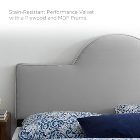 Modway Furniture Modern Sunny Performance Velvet King Bed - MOD-7029