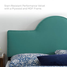 Modway Furniture Modern Soleil Performance Velvet Twin Bed - MOD-7033