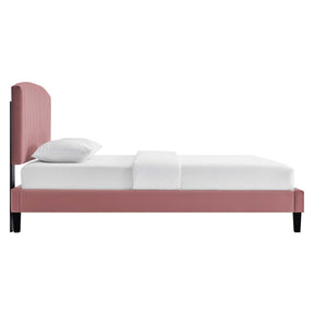 Modway Furniture Modern Alessi Performance Velvet Twin Platform Bed - MOD-7041