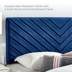 Modway Furniture Modern Roxanne Performance Velvet Twin Platform Bed - MOD-7042