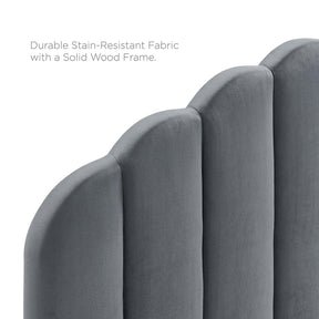 Modway Furniture Modern Daisy Performance Velvet King Platform Bed - MOD-7047