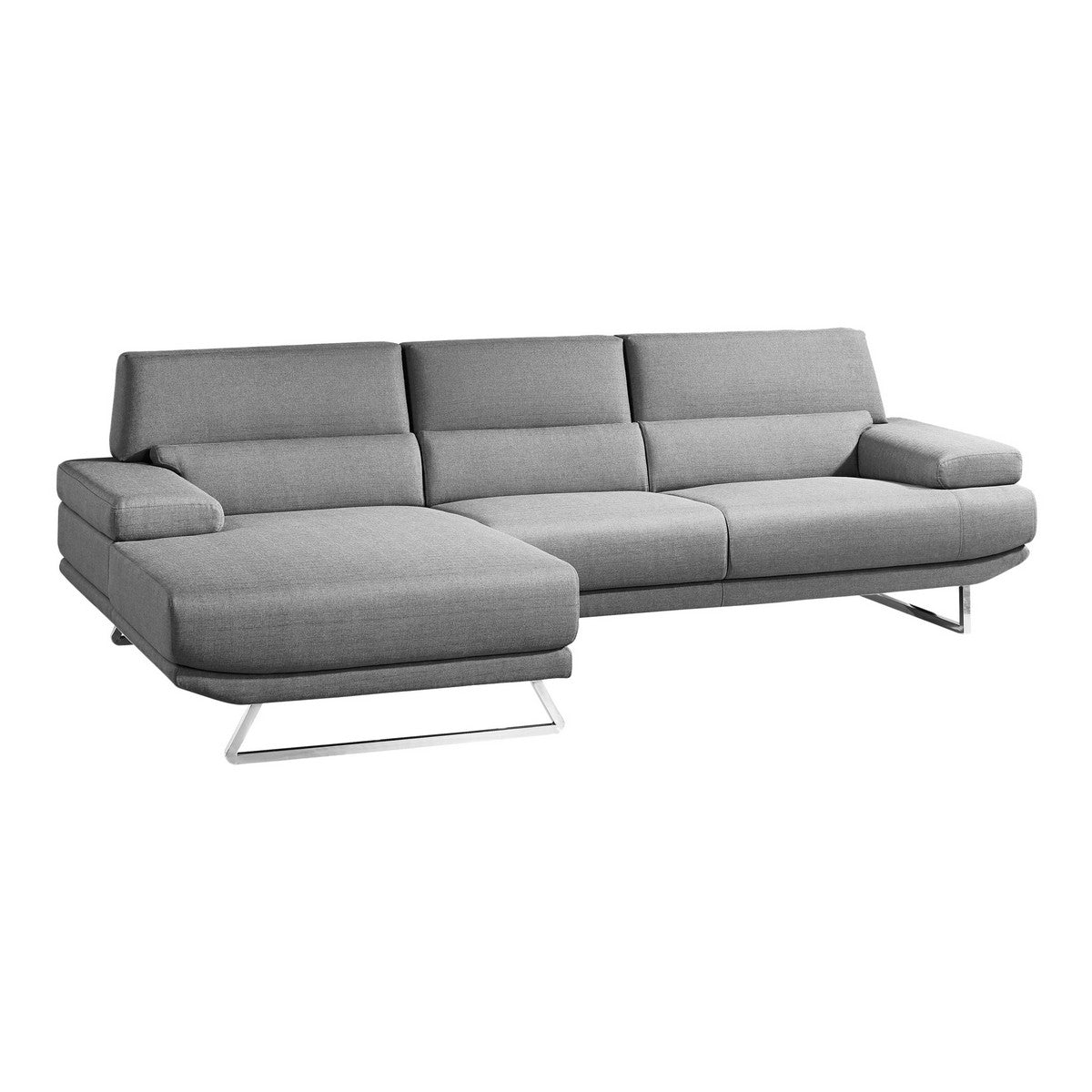 Moe's Home Collection Jenn Sectional Grey Left - MT-1001-25-L