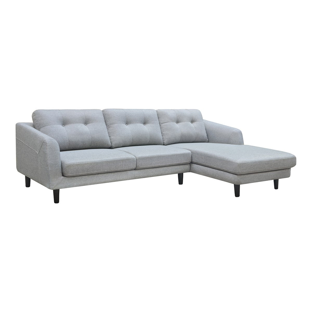 Moe's Home Collection Corey Sectional Dark Grey Right - MT-1002-25-R