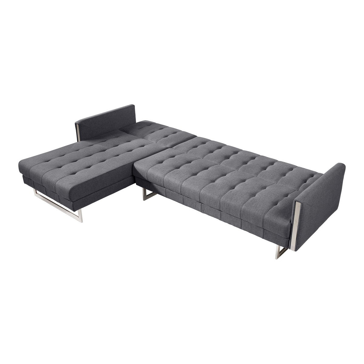Moe's Home Collection Palomino Sofa Bed Left Dark Grey - MT-1003-15-L